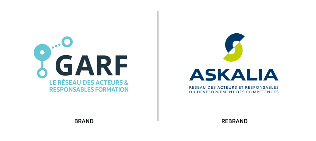 Nouveau nom et identité de marque de marque pour l'association GARF qui devient Askalia